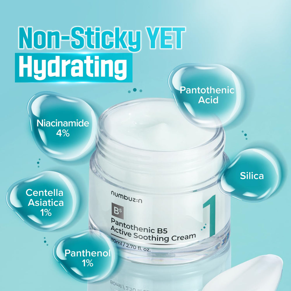 numbuzin - No.1 Pantothenic B5 Active Soothing Cream 80ml 6