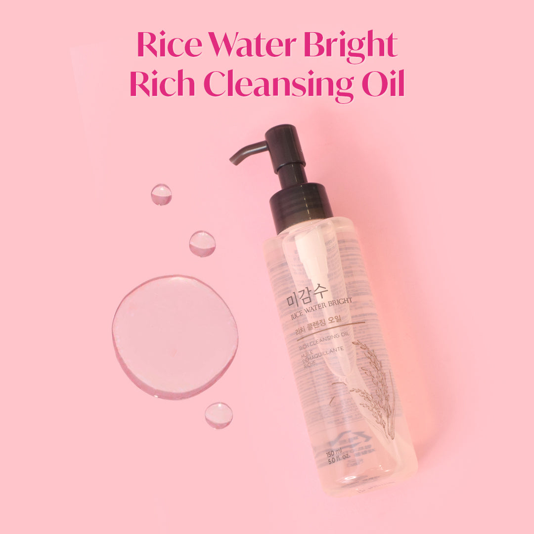 THE FACE SHOP - Rice Water Bright Rich Cleansing Oil 150mL 2