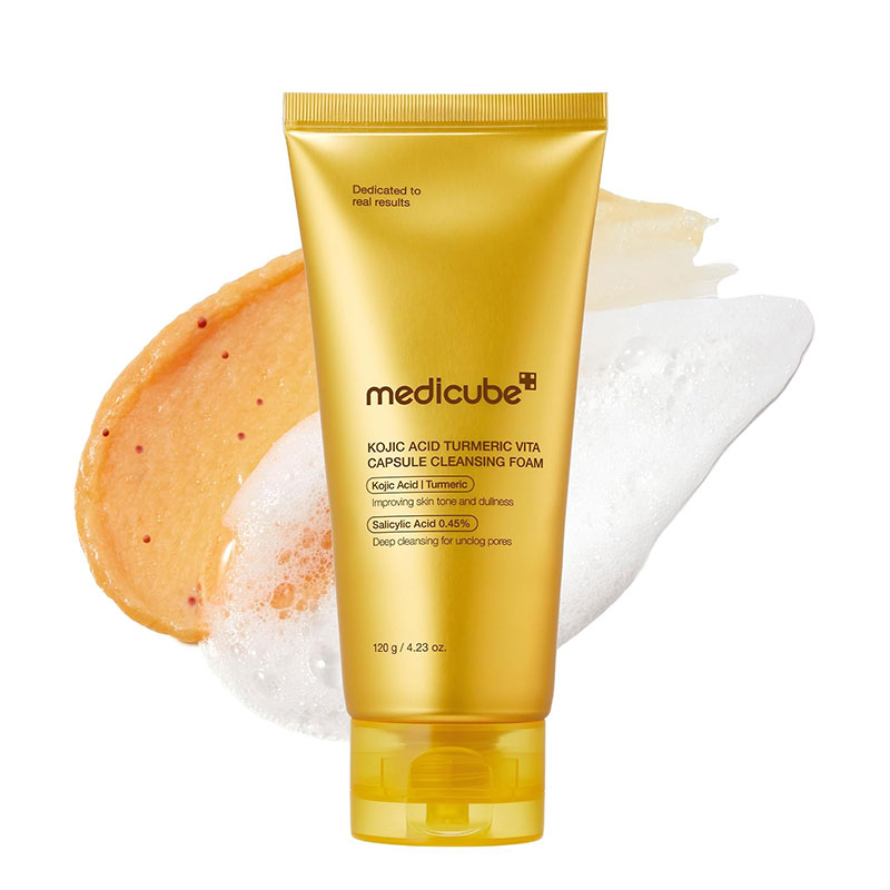 medicube - Kojic Acid Turmeric Vita Capsule Cleansing Foam 120g