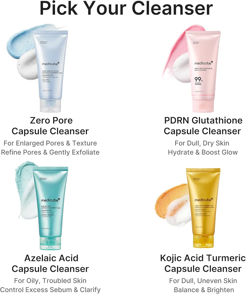medicube - Kojic Acid Turmeric Vita Capsule Cleansing Foam 120g 7