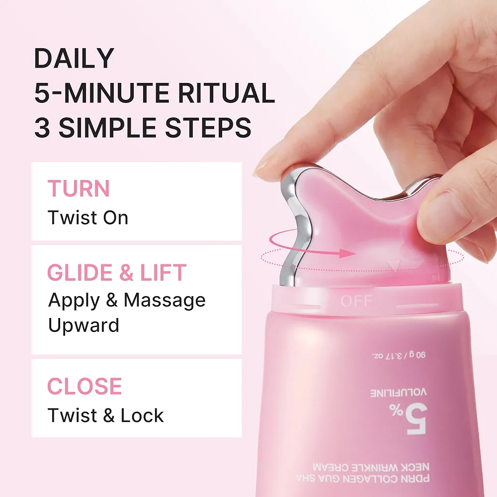 medicube - PDRN Collagen Gua Sha Neck Wrinkle Cream 90g 7