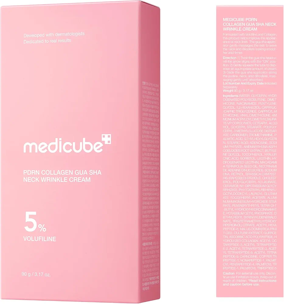 medicube - PDRN Collagen Gua Sha Neck Wrinkle Cream 90g 9