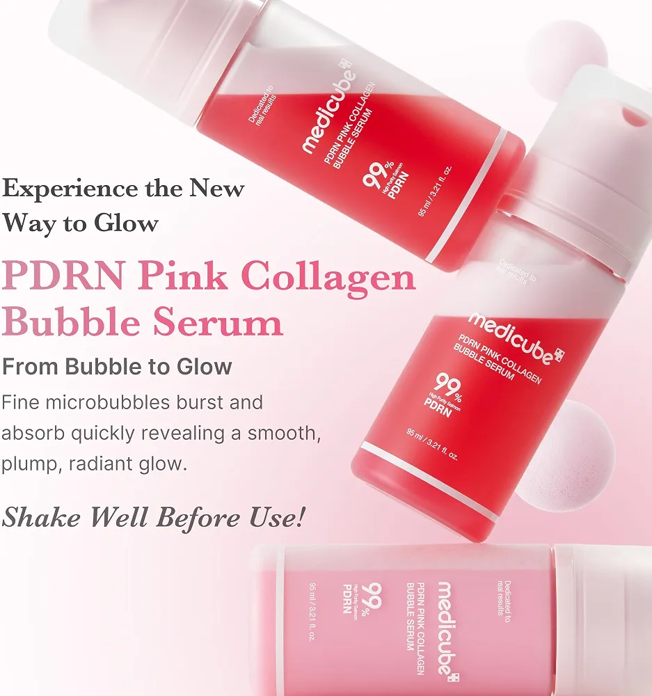 medicube - PDRN Pink Collagen Bubble Serum 95ml 2