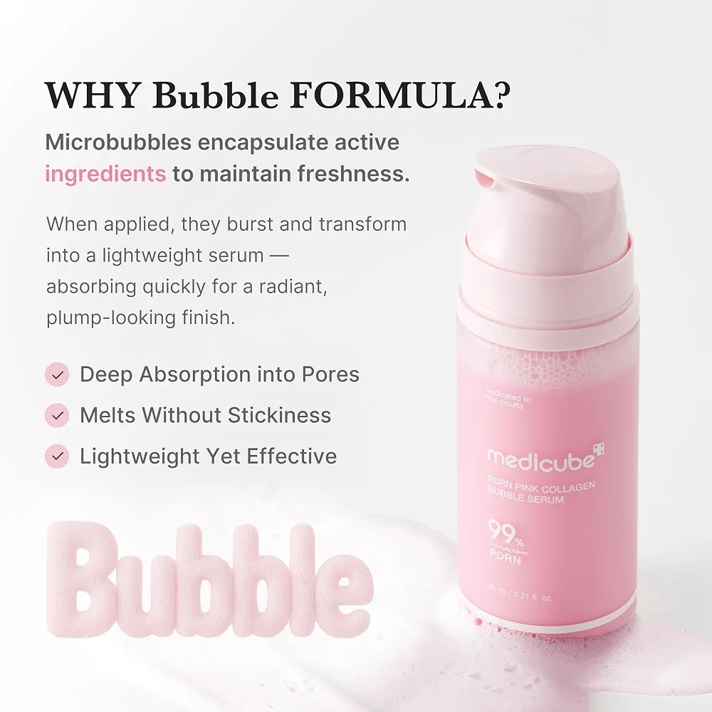 medicube - PDRN Pink Collagen Bubble Serum 95ml 5