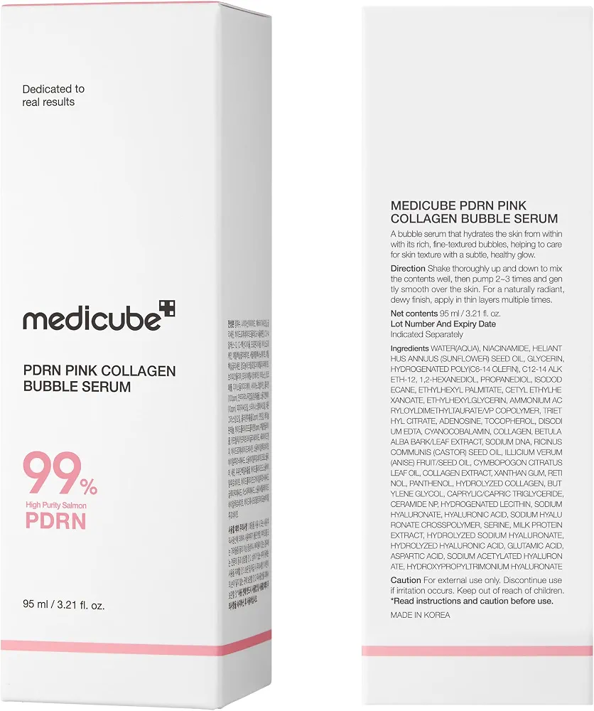medicube - PDRN Pink Collagen Bubble Serum 95ml 9