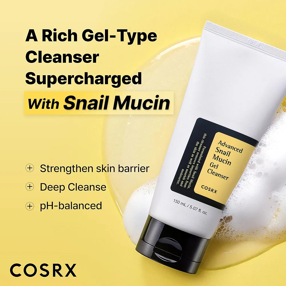 COSRX - Advanced Snail Mucin Gel Cleanser 150ml 2
