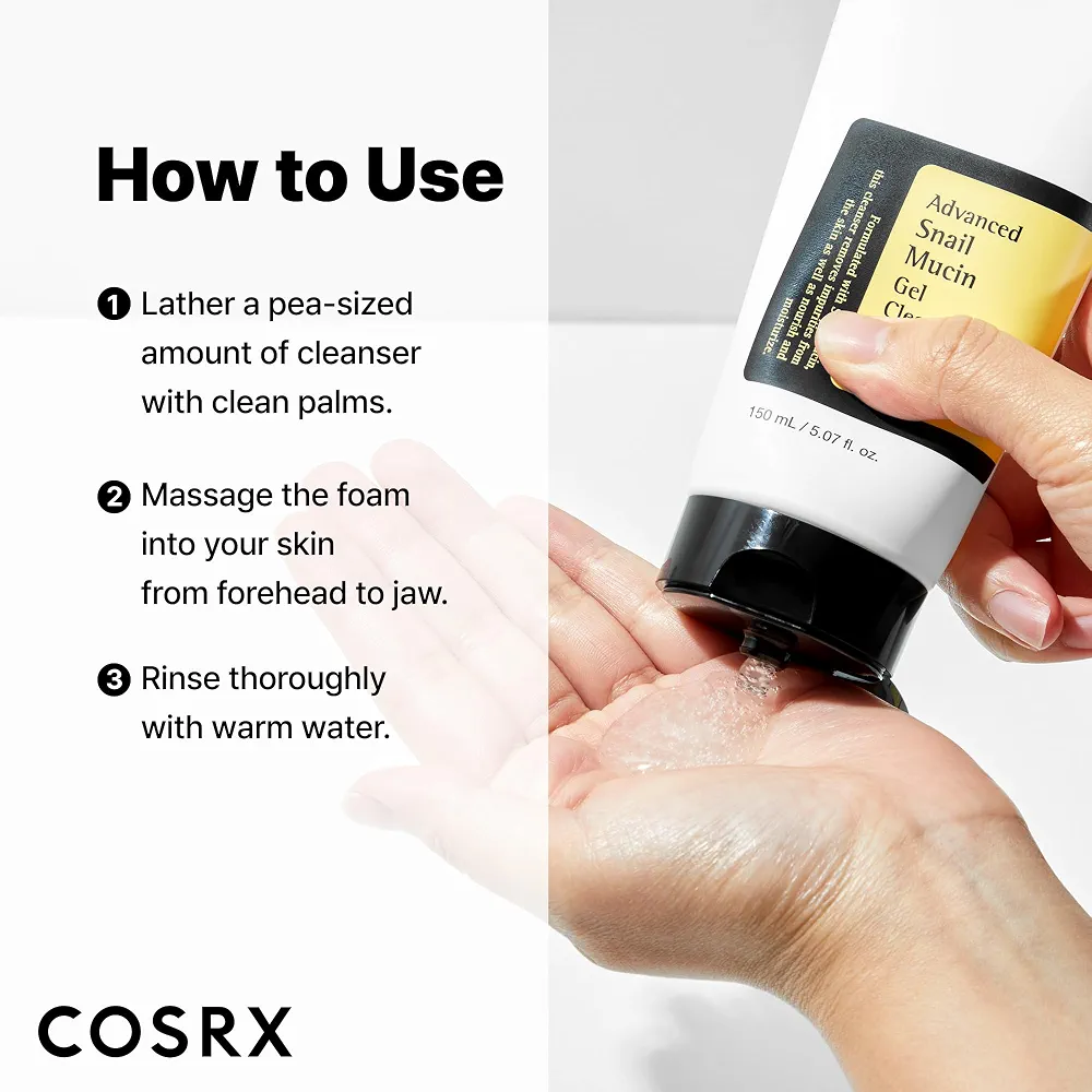 COSRX - Advanced Snail Mucin Gel Cleanser 150ml 7