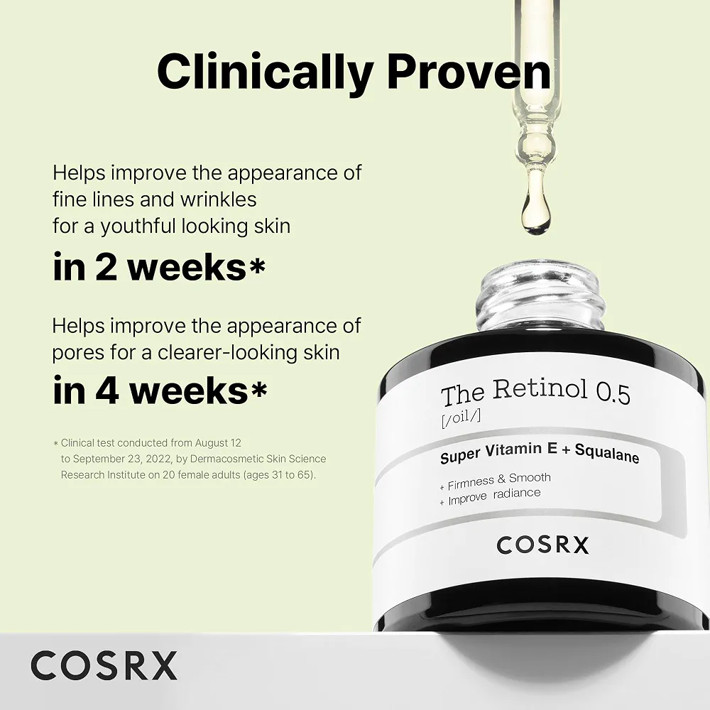 COSRX - The Retinol 0.5 Oil 20ml 4