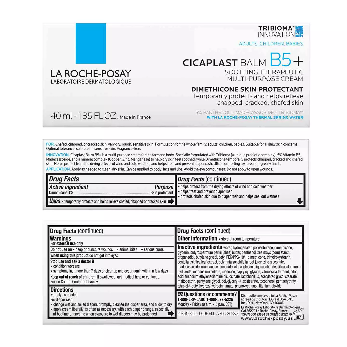 La Roche-Posay Cicaplast Baume B5+ 40ml 10