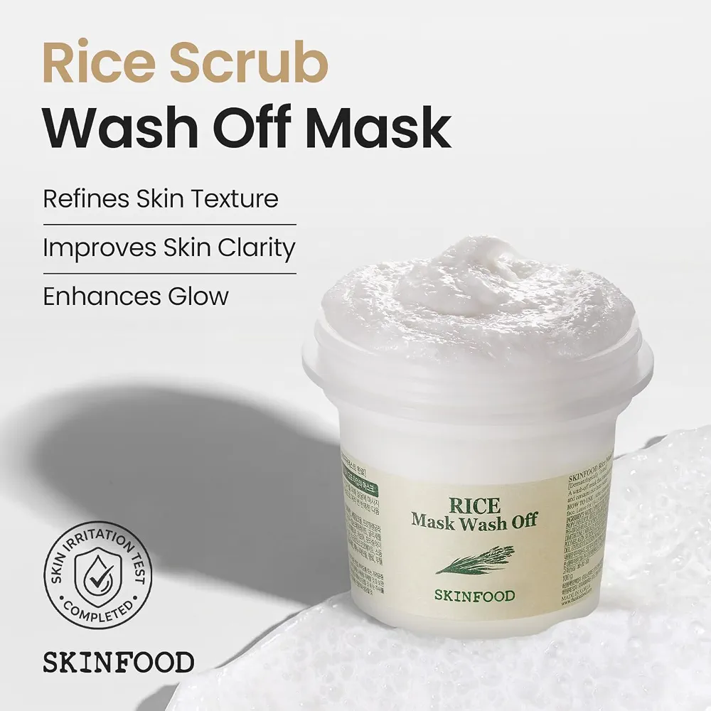 SKINFOOD - Rice Mask Wash Off 120g 2