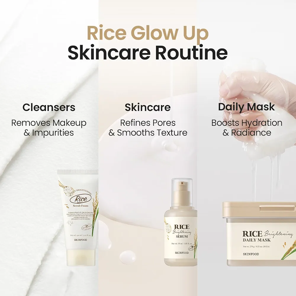 SKINFOOD - Rice Mask Wash Off 120g 8