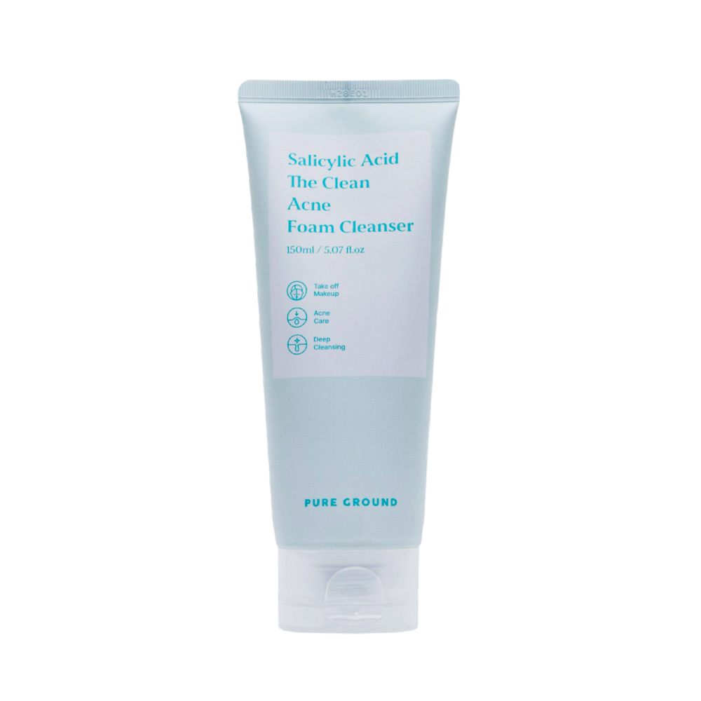 Pure Ground Salicylic Acid The Clean Acne Foam Cleanser 150ml
