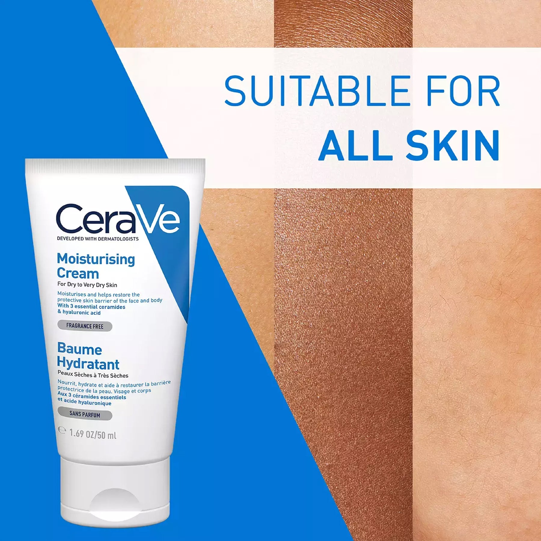 CeraVe Moisturising Cream For Dry To Very Dry Skin 50ml 8