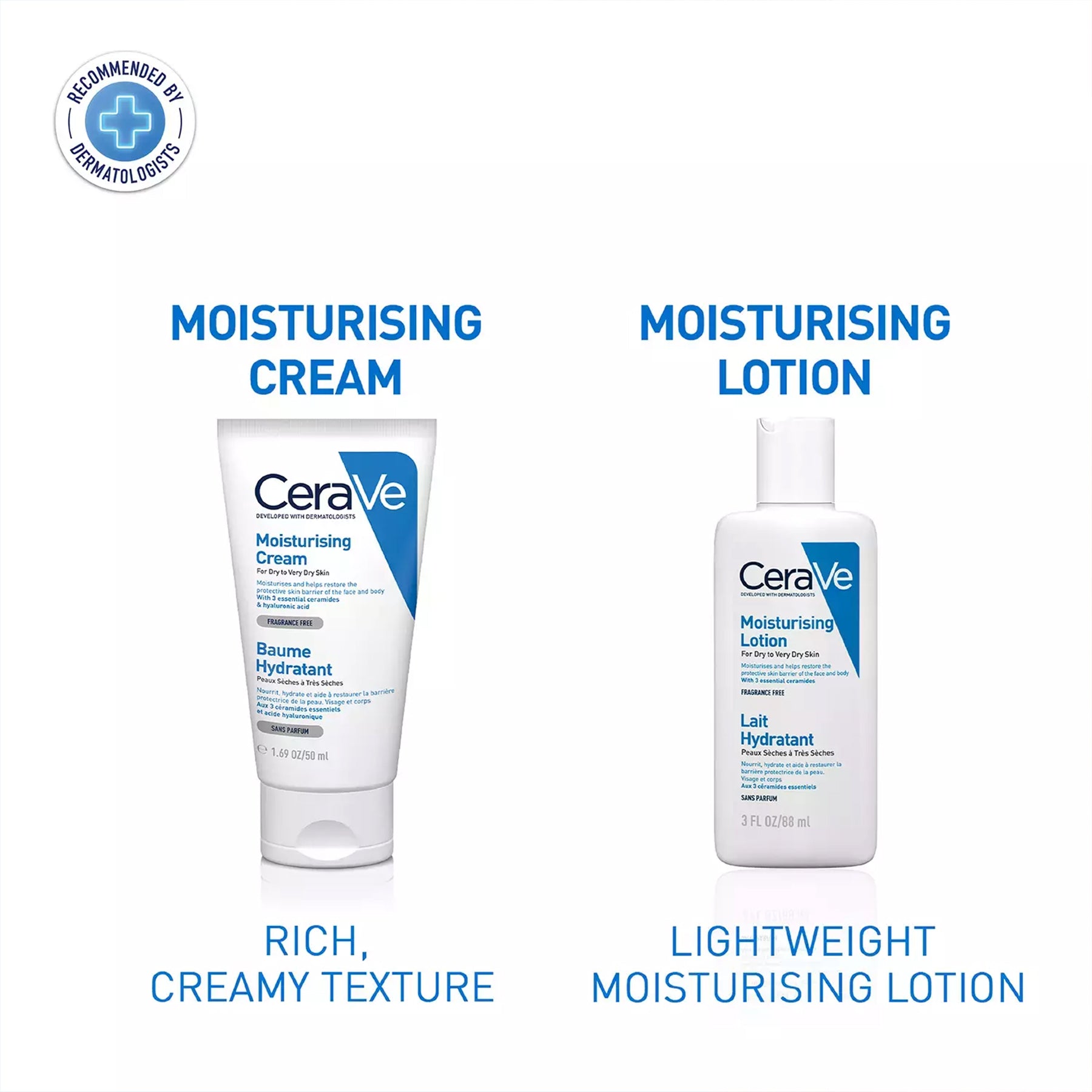 CeraVe Moisturising Cream For Dry To Very Dry Skin 50ml 9