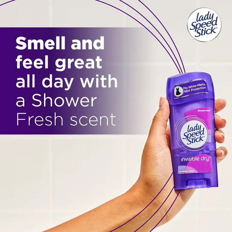 Lady Speed Stick Invisible Dry Anti Perspirant Deodorant 65g (SHOWER FRESH ) 5